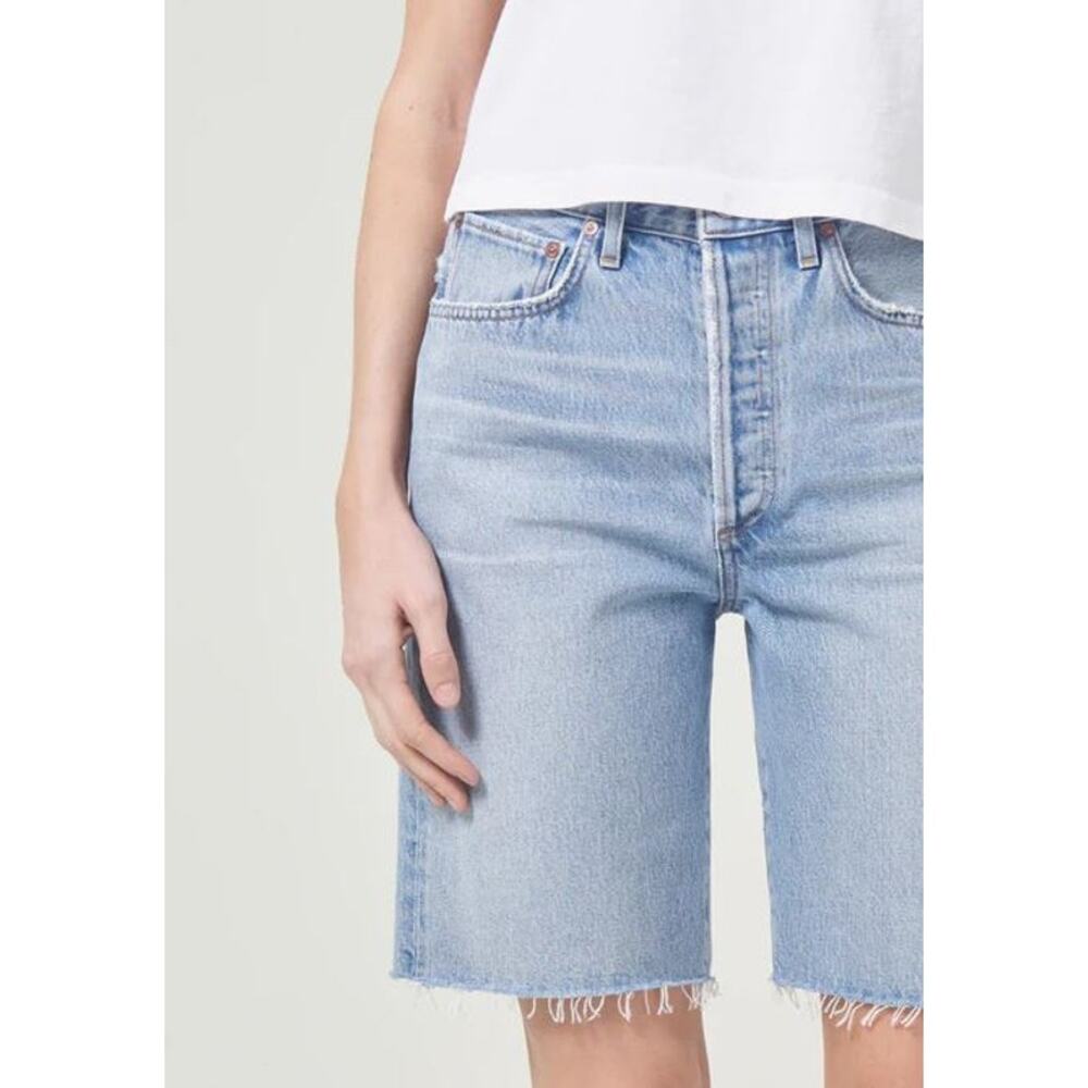 NWT! Agolde Women's 90's Mid Rise Loose Fit Shorts SIZE-32 - Picture 4 of 9